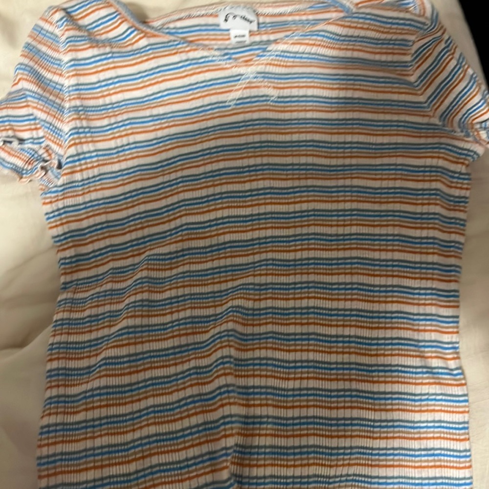 shirt is colorful soft and stretchy